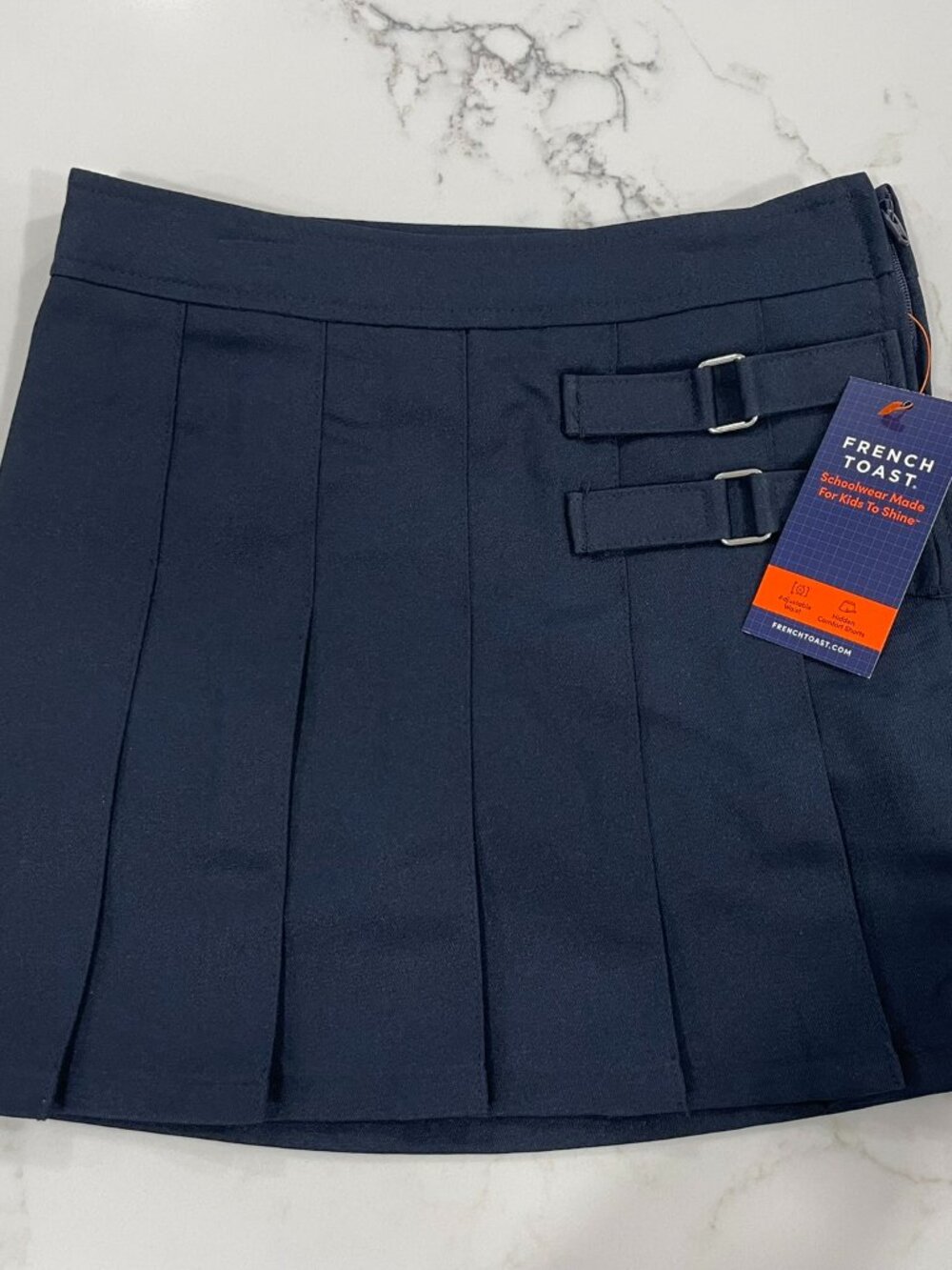 NWT French Toast Girl's 2-Tab Scooter Size 6 Navy